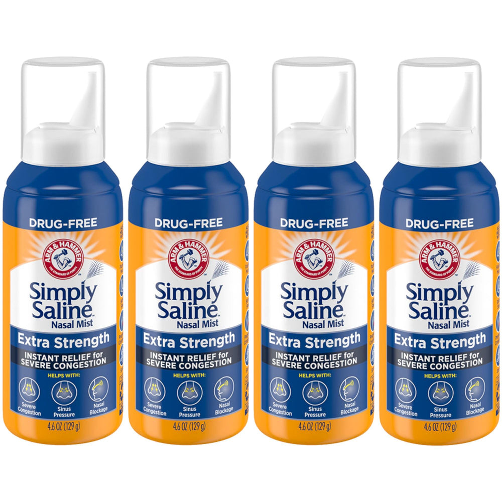 Simply Saline Nasal Mist extra-strength bottle for quick nasal relief