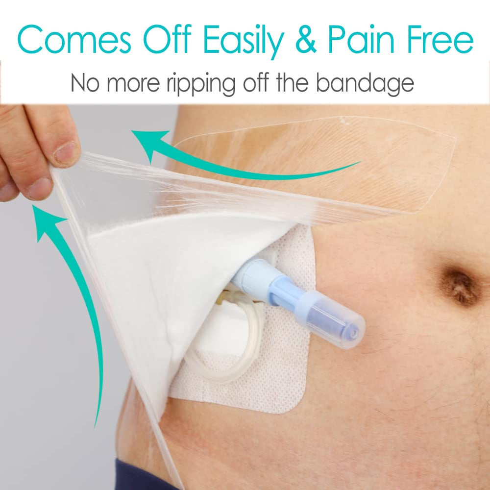 SinaiSea chemo port waterproof bandage keeps the port area dry during bathing