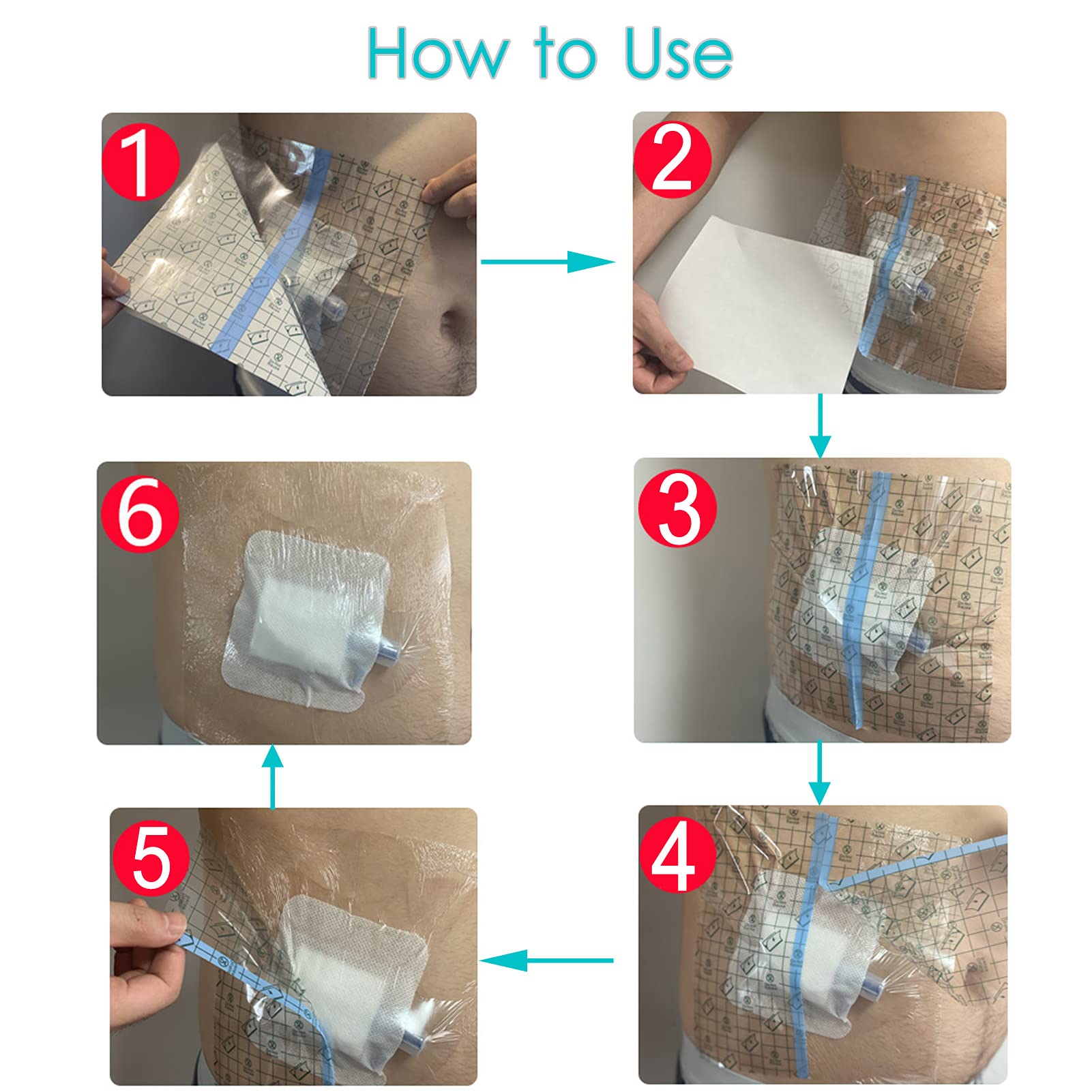 SinaiSea easy-to-use waterproof shield makes showers worry-free.