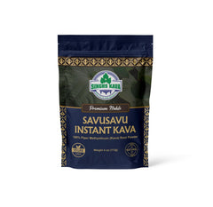 SINGHS Savusavu Kava powder package for instant mix in any beverage.
