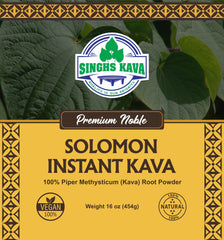 SINGHS Solomon Kava scoop in jar enables fast, mess-free serving