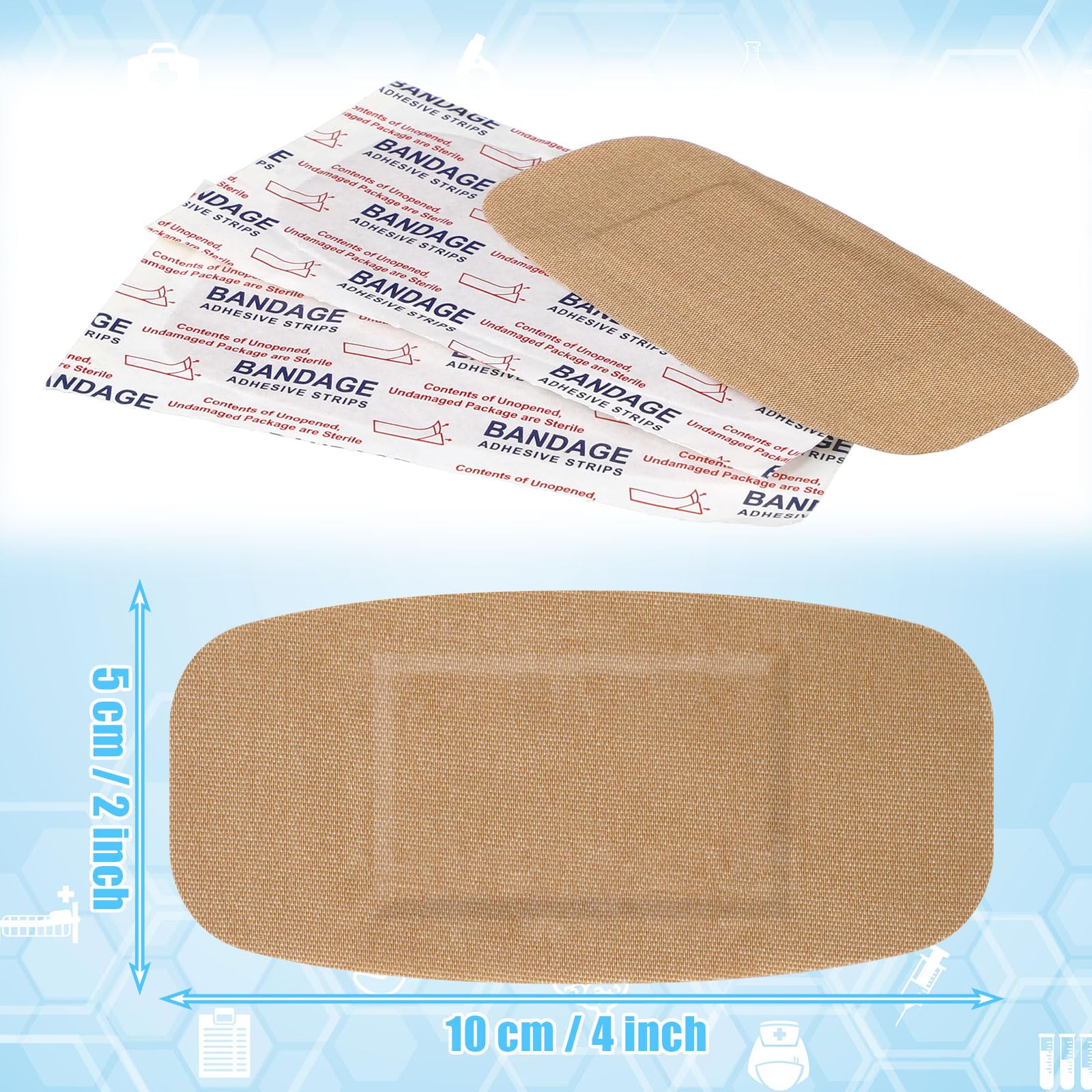 Sinmoe adhesive bandage closeup showing strong adhesion