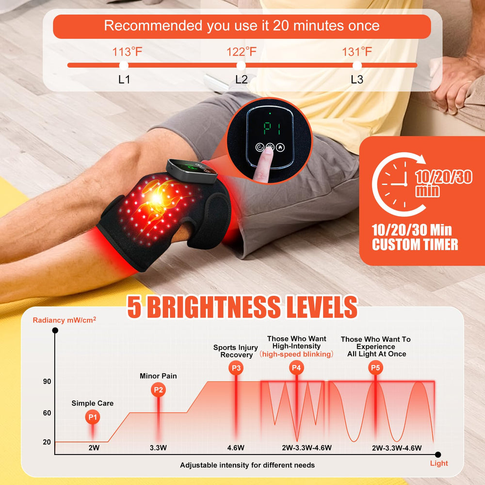 Sinnyelor knee heated design with adjustable heat levels