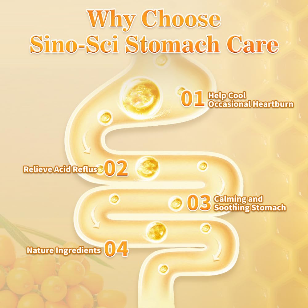 Sino-Sci Stomach Care capsules close-up for convenient daily digestion support