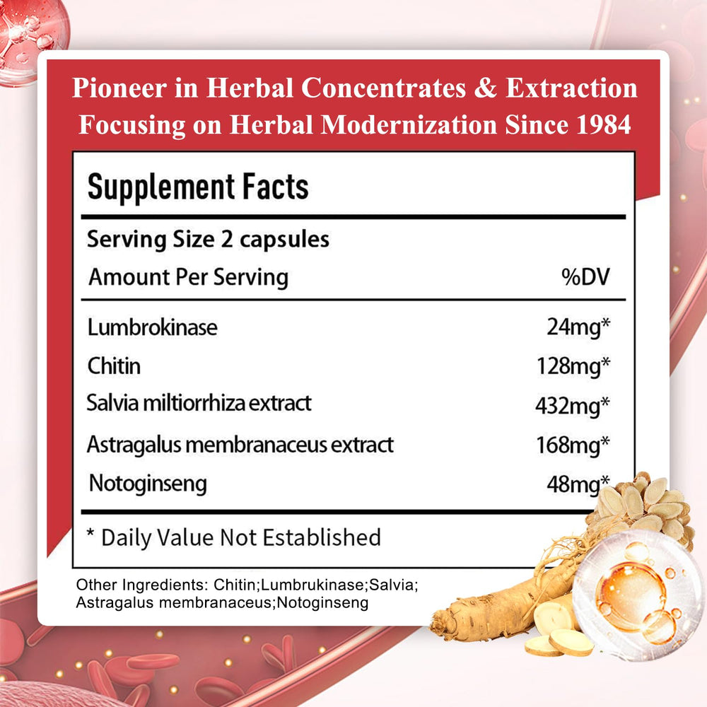 Sino-Sci Vessel Clean caps close-up, easy-to-take capsules for daily intake