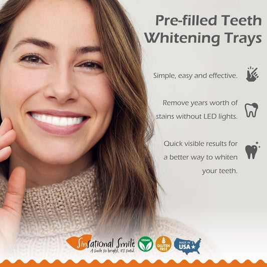 Sinsational Smile 14-tray kit, professional-level whitening at home