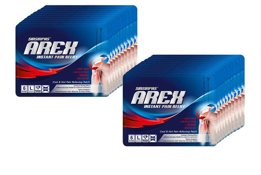 SINSINPAS AREX large patch delivering cooling and relief on the shoulder