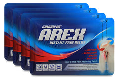 SINSINPAS AREX patch shows dual cooling and heating for targeted shoulder relief during activity