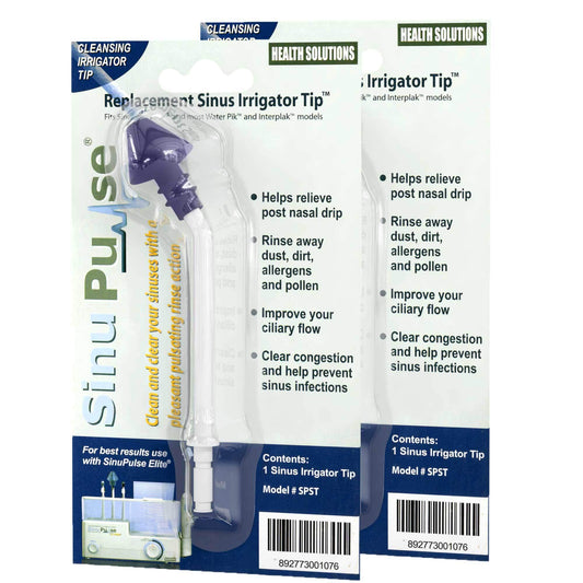 SINU PULSE ELITE soft nasal tip 2-pack for gentle comfort and easy replacements.