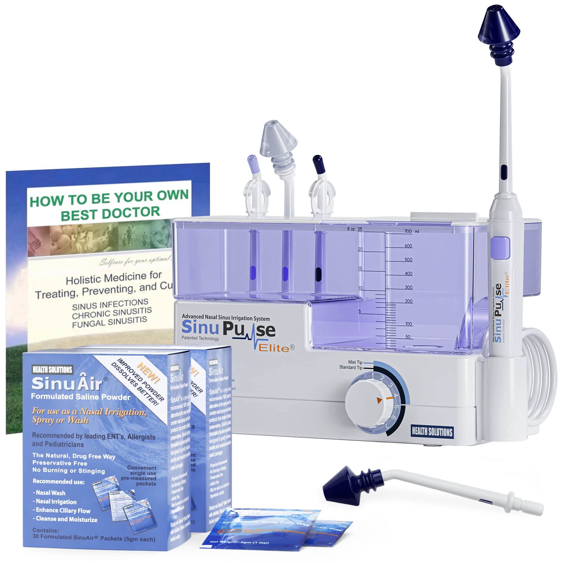 SINU PULSE ELITE front view shows compact home design for easy use.