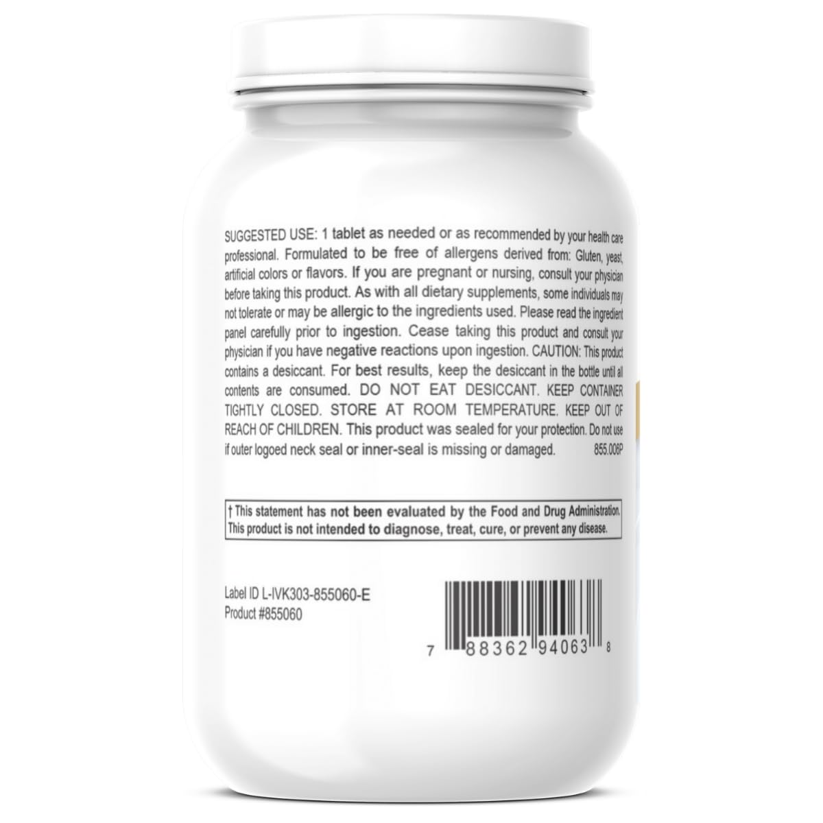 Sinus Survival Histamine Support Plus Jr ingredients display, natural flavonoids and bromelain highlighted.