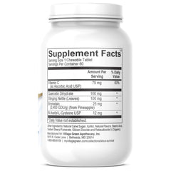 Sinus Survival Histamine Support Plus Jr kids-dose tablet, flavorful berry option for busy mornings.