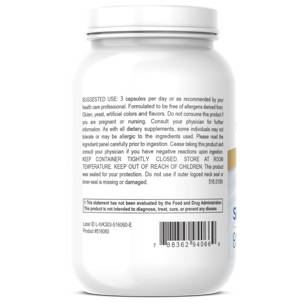 Sinus Survival SinuThyme label highlights thyme extract and key ingredients.