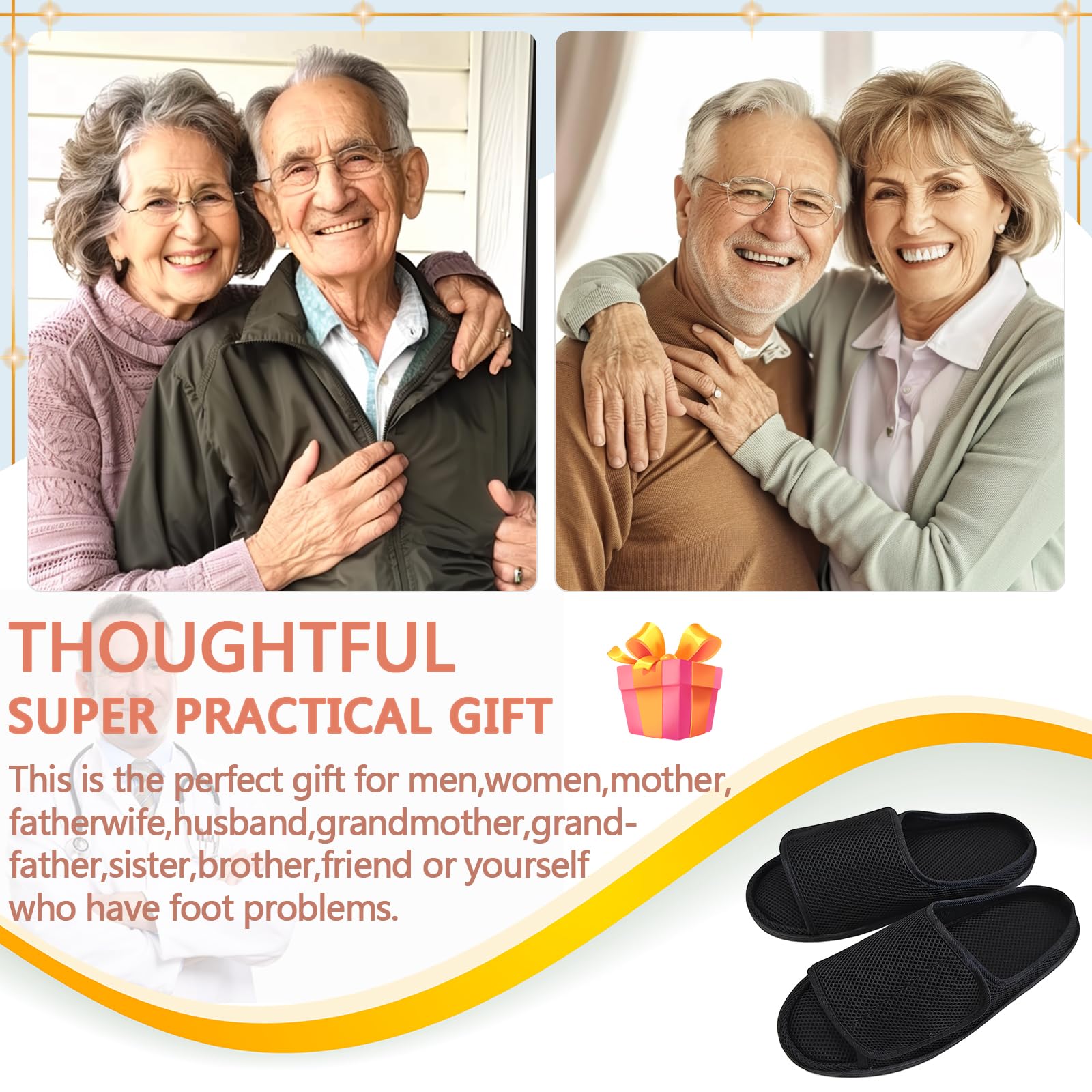 Siomlana diabetic shoes for applicable-people accommodate varied foot needs in daily life.
