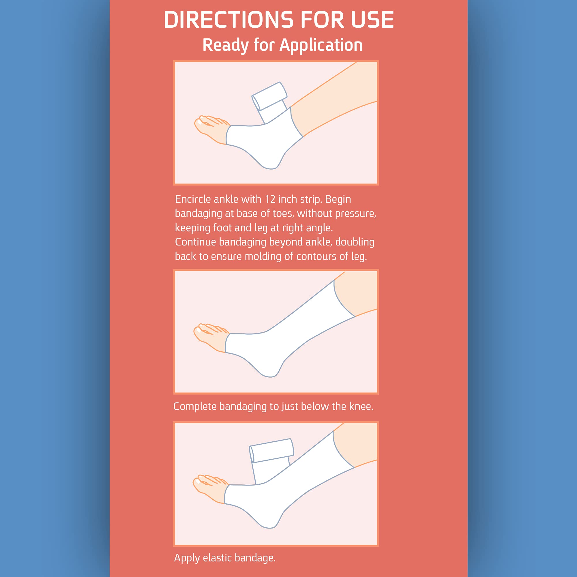 Sion Biotext Unna Boot durable wound care wrap for activity