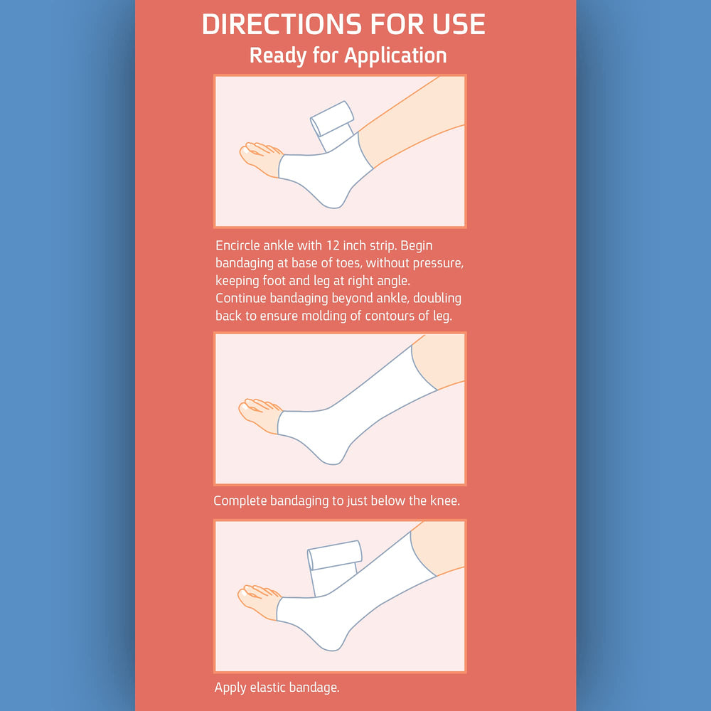 Sion Biotext Unna Boot durable wound care wrap for activity