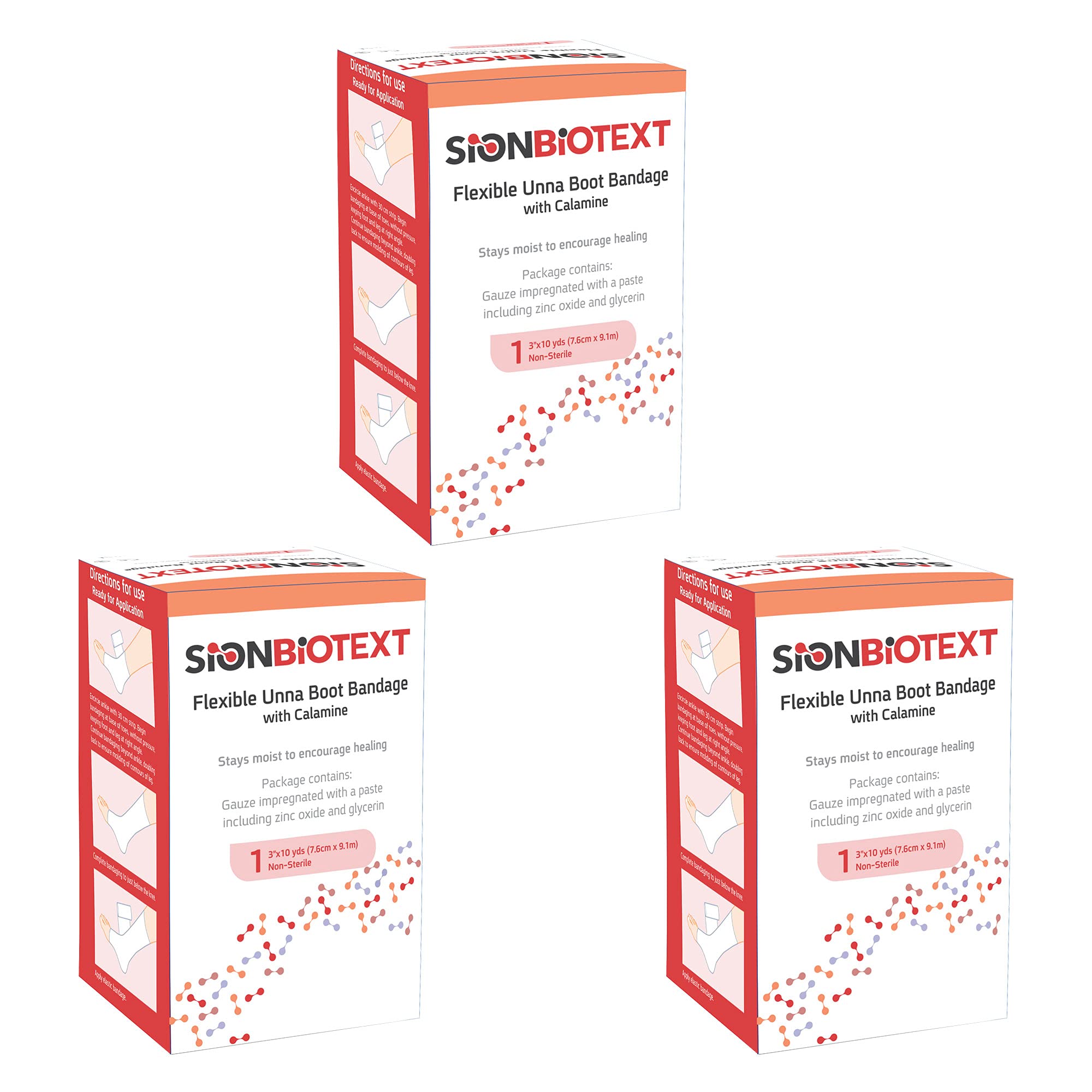 Sion Biotext Unna Boot resists fraying into wound site