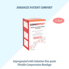 Sion Biotext Unna Boot pack of three for versatile wound care options