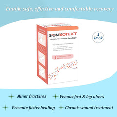 Sion Biotext Unna Boot used for venous ulcer care scenarios