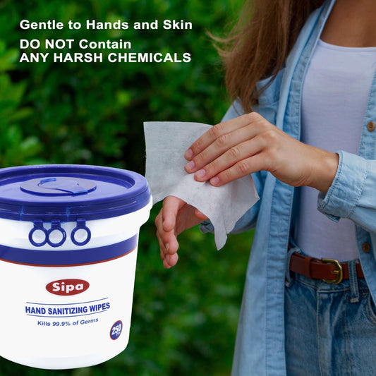 Refill pack for SIPA wipes supports continuous use in busy spaces.