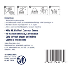 SIPA on-the-go cleanliness for travel, gym, and everyday errands.