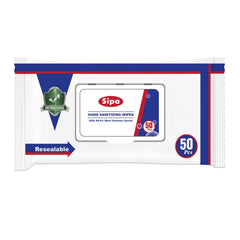 Soft-textured SIPA wipes shown up close for gentle cleansing.