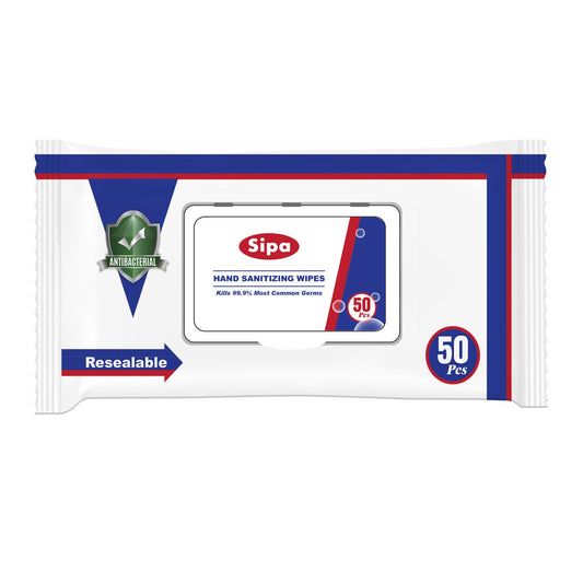 Close-up of SIPA wipes texture showing soft, gentle touch