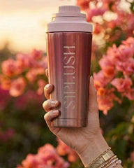 SIPLUSH Paradise Shaker Ombre Pink Glow ideal for stylish gym hydration.