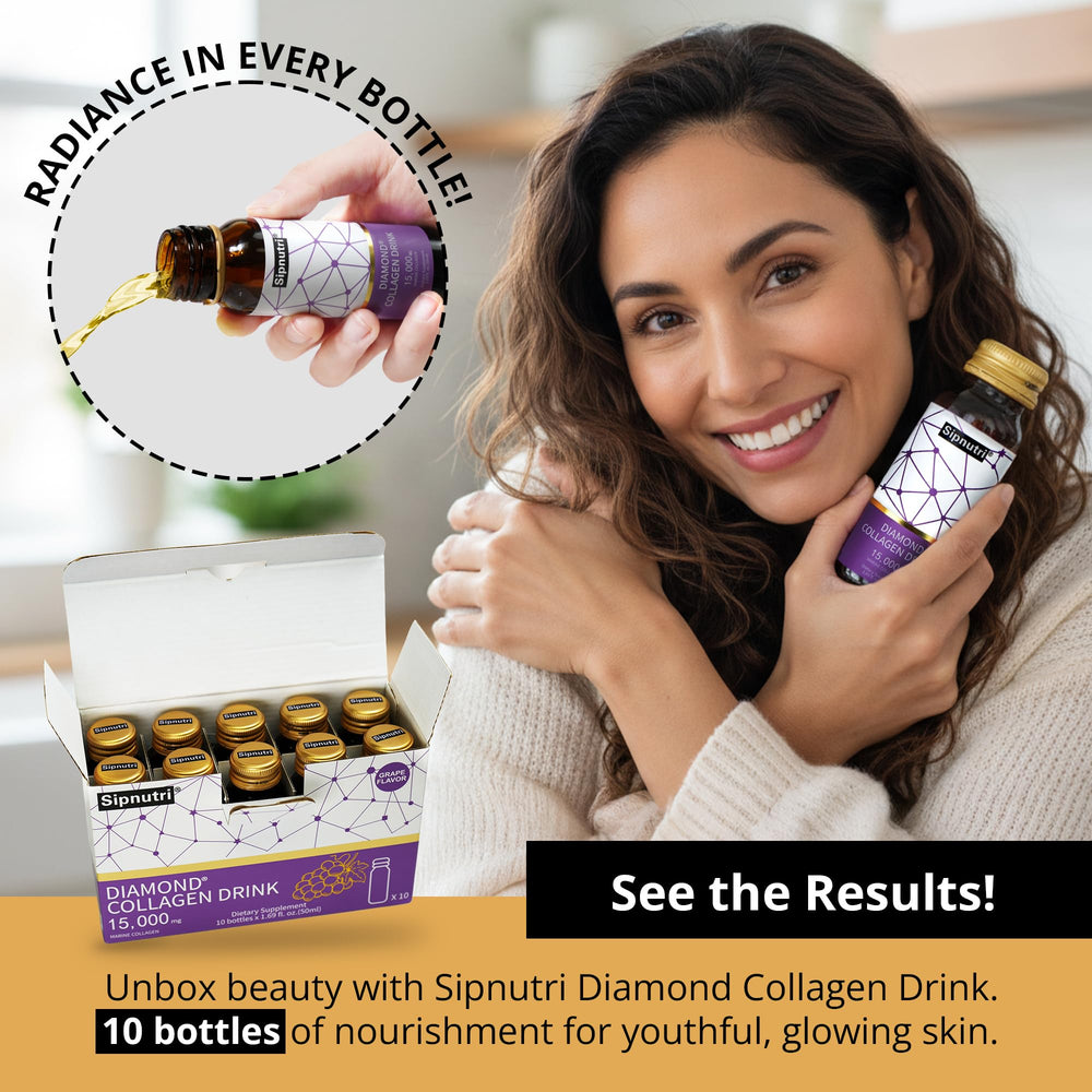 20-pack packaging of Sipnutri Diamond Collagen for daily use