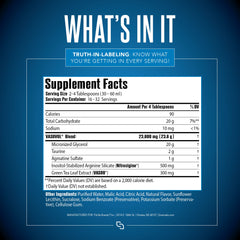 SIRENLABS Vaso-Vol liquid formulation in action for nitric oxide support.