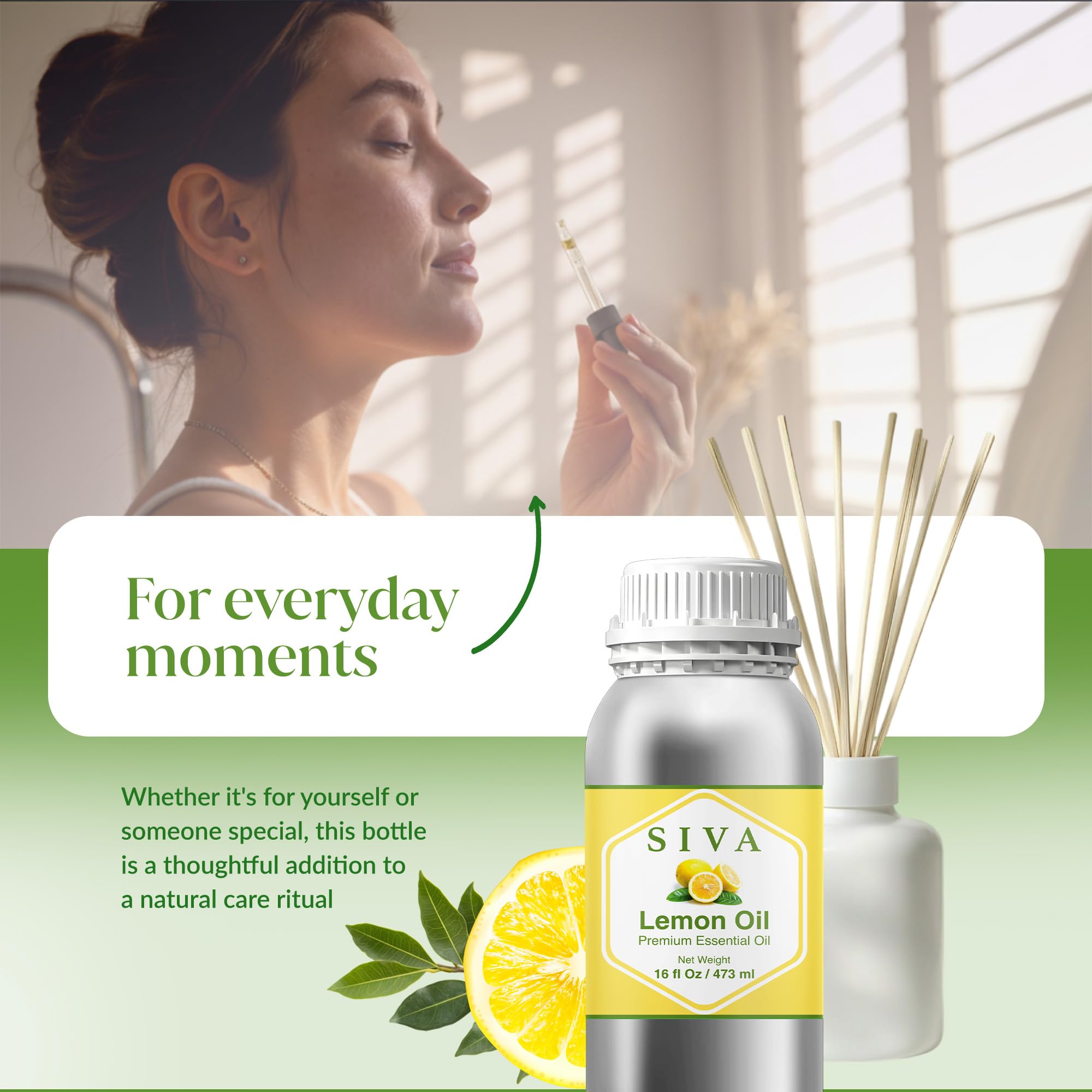 SIVA Lemon Oil for DIY blends and roll-ons in aromatherapy