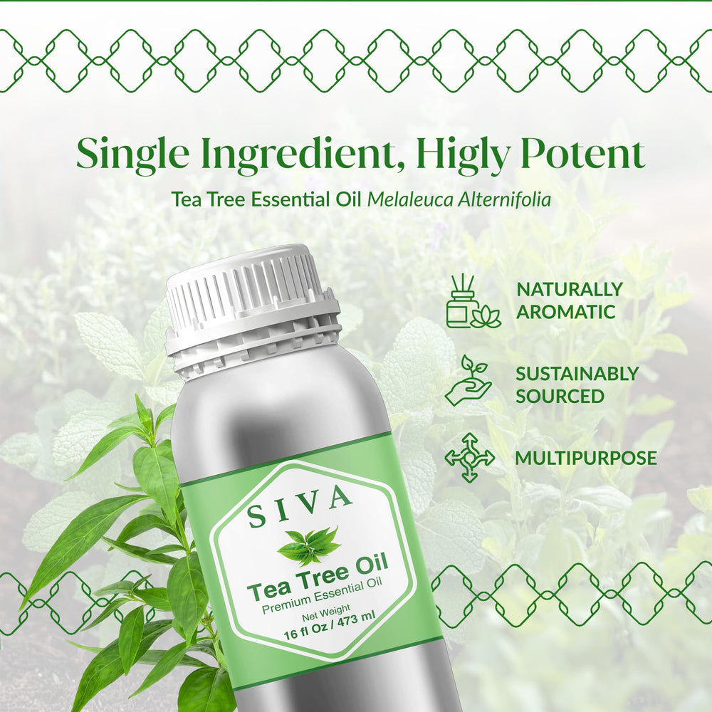 Siva Tea Tree Oil for facial care, diluted and blended into creams.