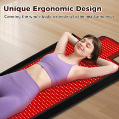 Siyiteng large coverage therapy mat enables full-body relaxation at home.