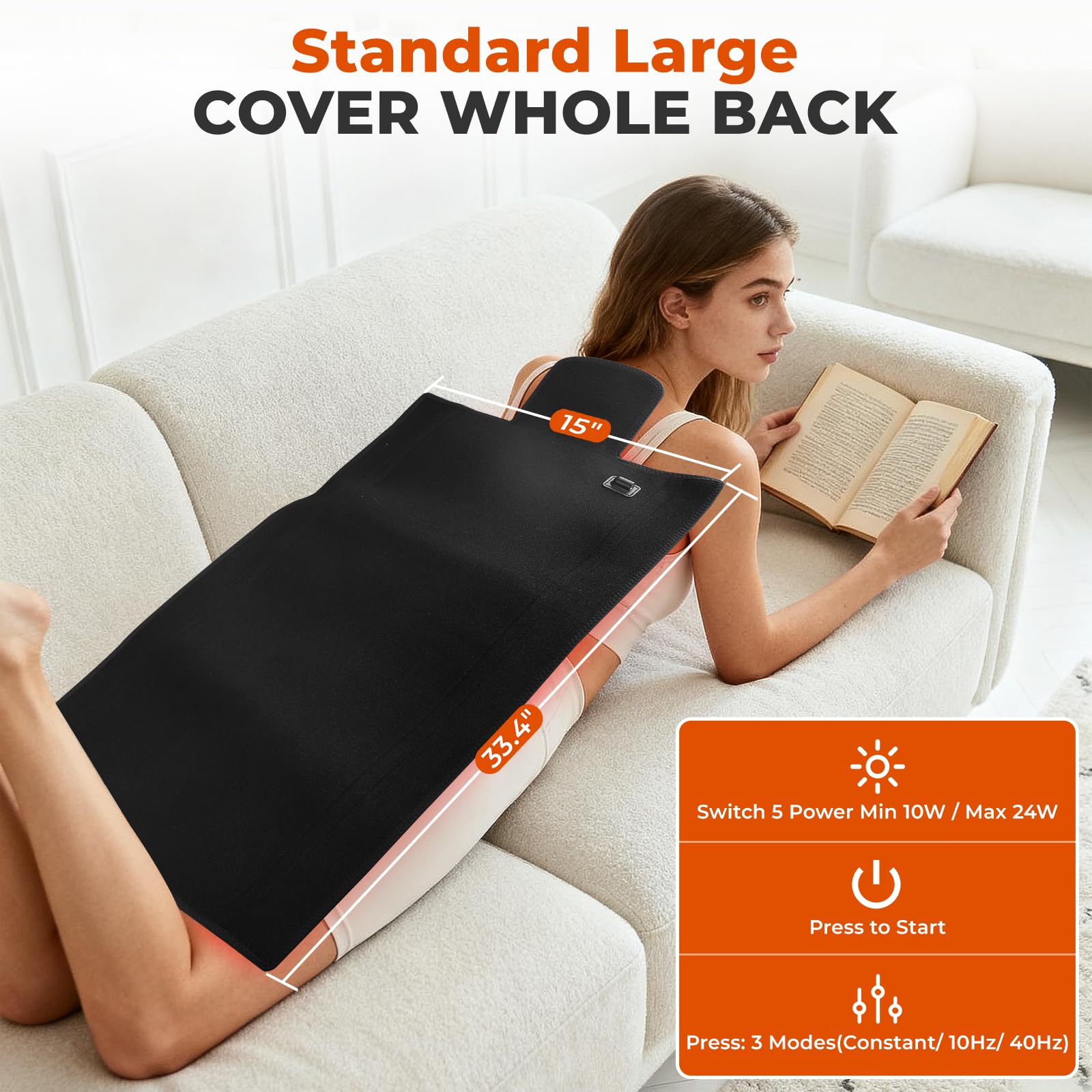 Siyiteng red light therapy mat compact storage keeps home space tidy.