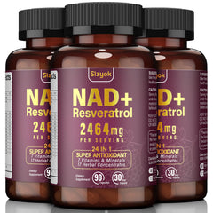 Sizyok NAD+ 1100mg liposomal bottle for daily energy support and aging wellness