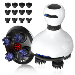 SJKMIR electric scalp massager with 4D heads delivering precise scalp contact