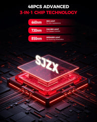 SJZXUV red light therapy lamp gift-ready packaging for thoughtful wellness gifts.