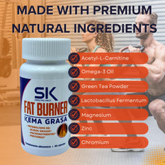 Kema Grasa daily routine setup with capsules