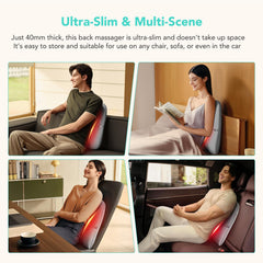 SKG graphene heating pad along spine delivers quick warmth