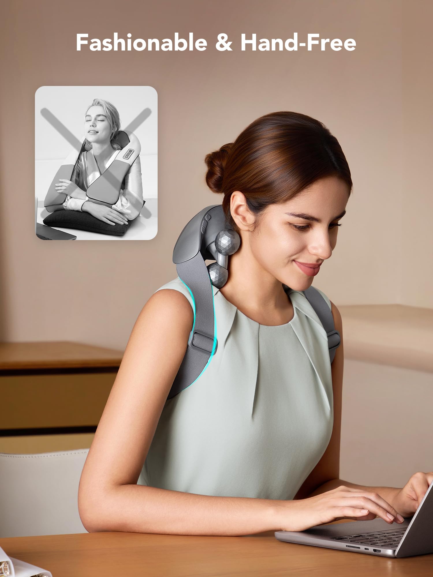 SKG H7 Ultra compact storage makes it easy to use at home or while traveling.