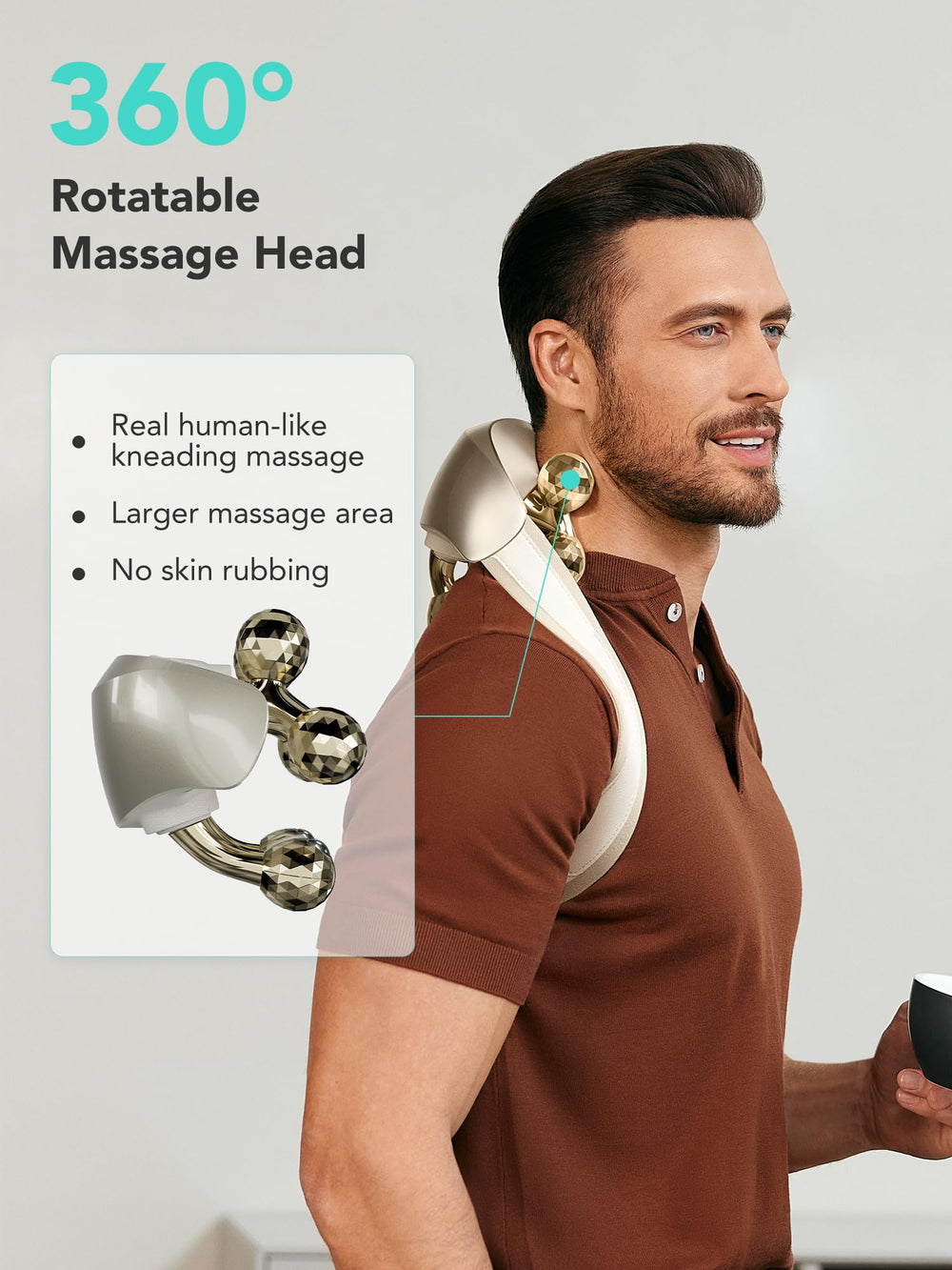 SKG H7 Ultra heating beads provide soothing warmth across the area