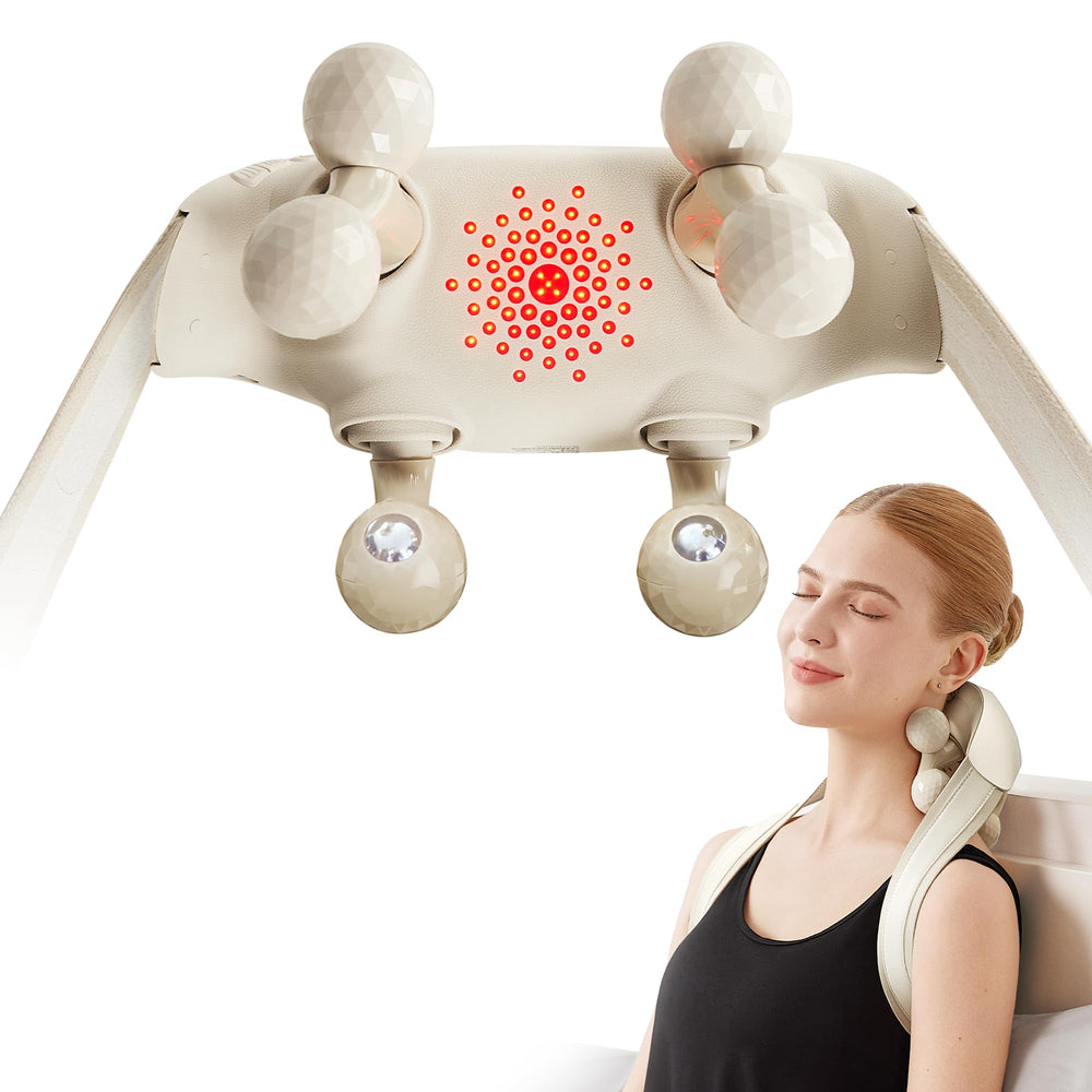 SKG H7 Ultra neck massager with 320-facet head design for thorough neck contact.