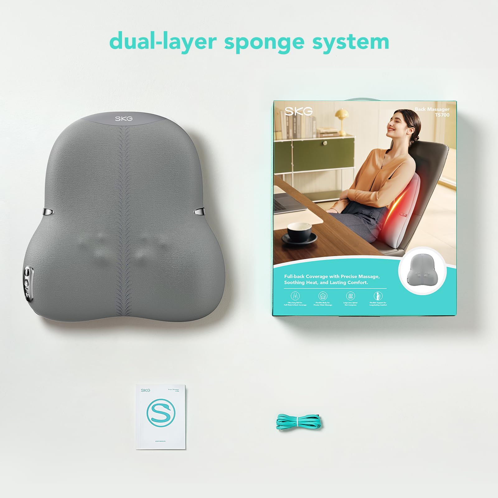 SKG washable cover for easy cleaning after use