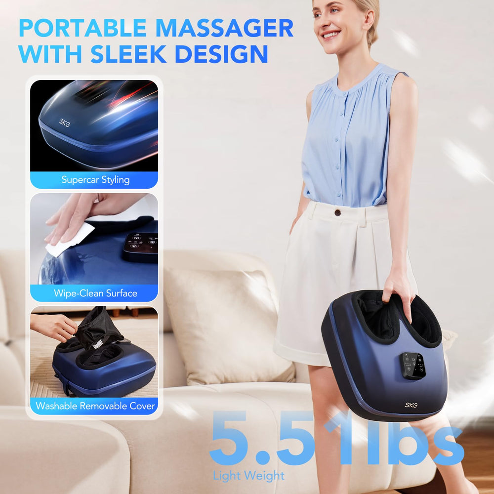 Gift-ready packaging for SKG YS100, ideal as a relaxation gift