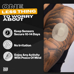 Skin Grip lasts 10-15 days with proper prep.