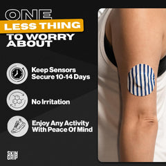 Skin Grip 4-way stretch patch enables easy application and strong adhesion.