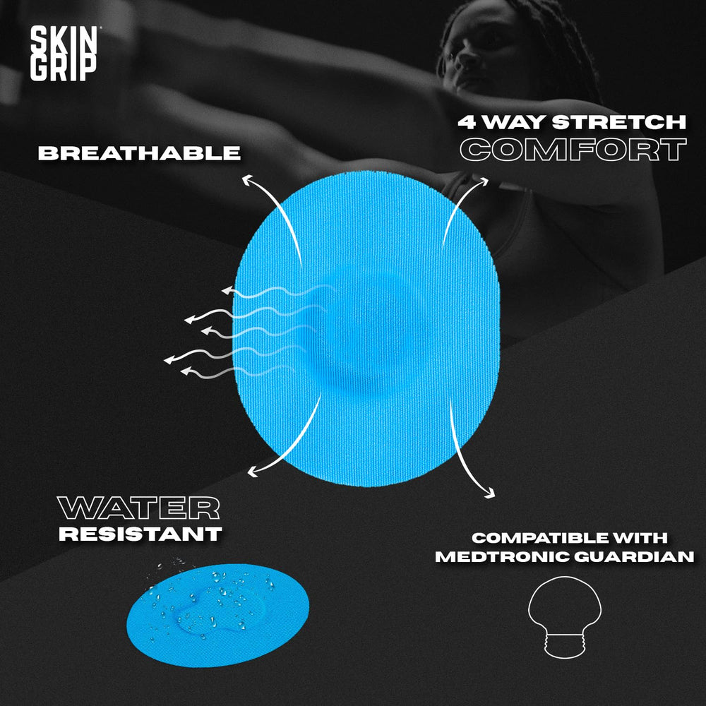 Breathable adhesive tape layer protecting CGM sensors