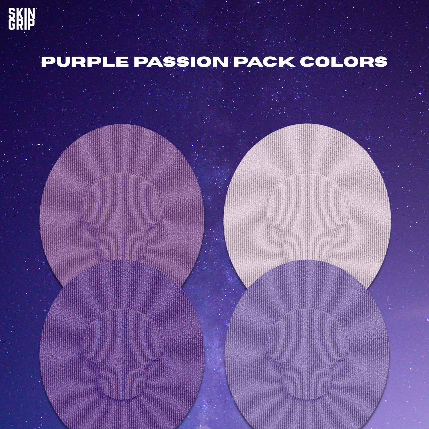Skin Grip 20-pack patches stored compactly for travel.
