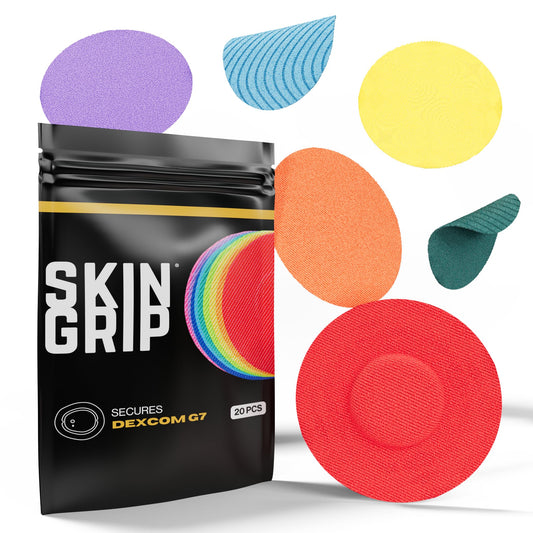 Skin Grip Dexcom G7 patch provides secure coverage during workouts