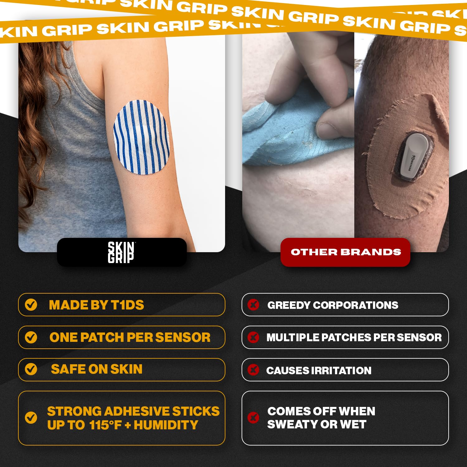 Skin Grip promises long-lasting hold for 10-14 days of use